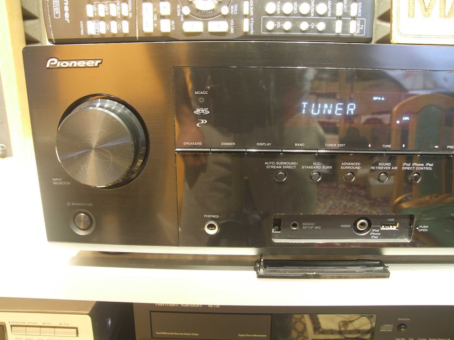 Ресівер Pioneer VSX-527. 5х130. 6-16 Ом. HDMI ARC. Пульт.USB Наложеним