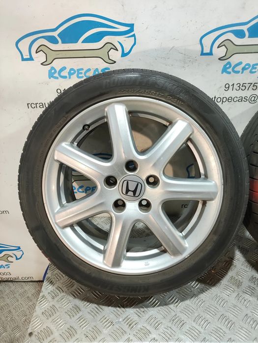 Conjunto Jantes 17 Originais Honda Civic 8 VIII FK 7J ET55 5x114,3J