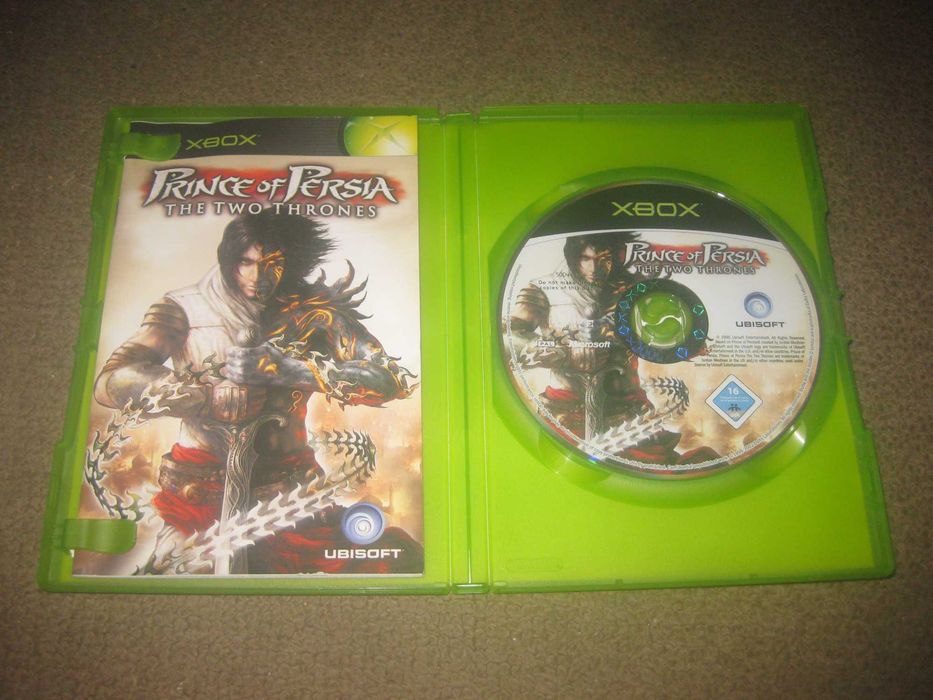Jogo "Prince of Persia: The Two Thrones" para a XBOX/Completo!