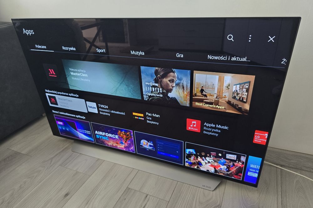 LG 48" OLED 120Hz α9 Gen4 AI SmartTV 4K UHD WebOS HDR 10 OLED Motion Pro Tanio!
