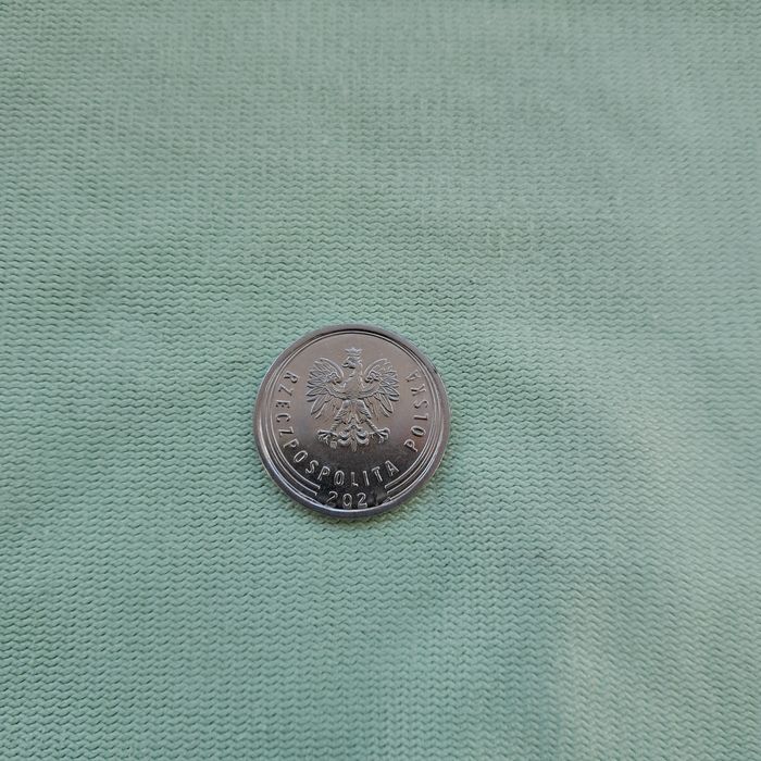 Destrukt monety 1 złoty