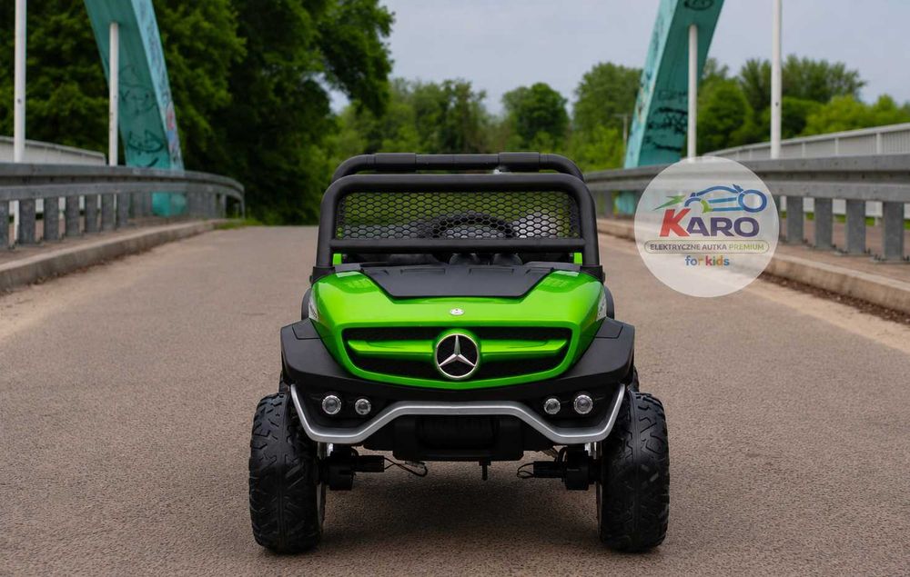 Auto na Akumulator Mercedes Unimog 4x4 Pojazd dla dzieci Napęd 4x4 LED