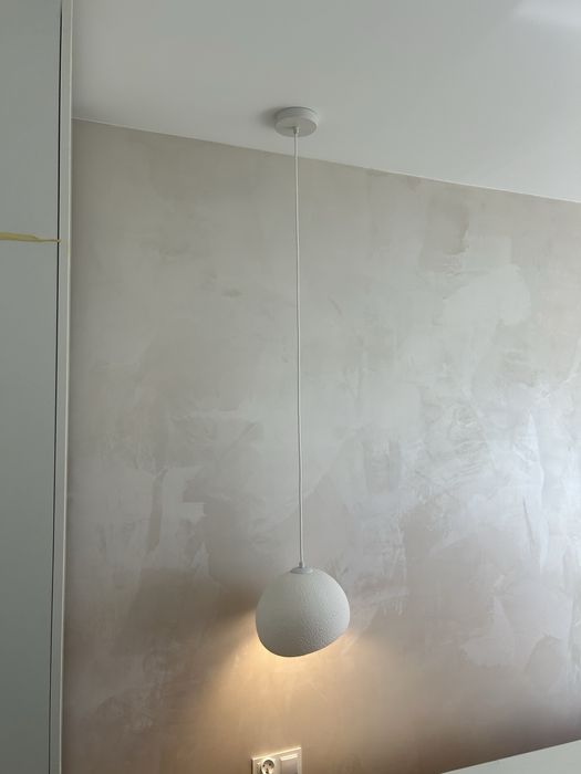 Nowe lampy wiszące 2 szt styl Japandi białe gwint G53