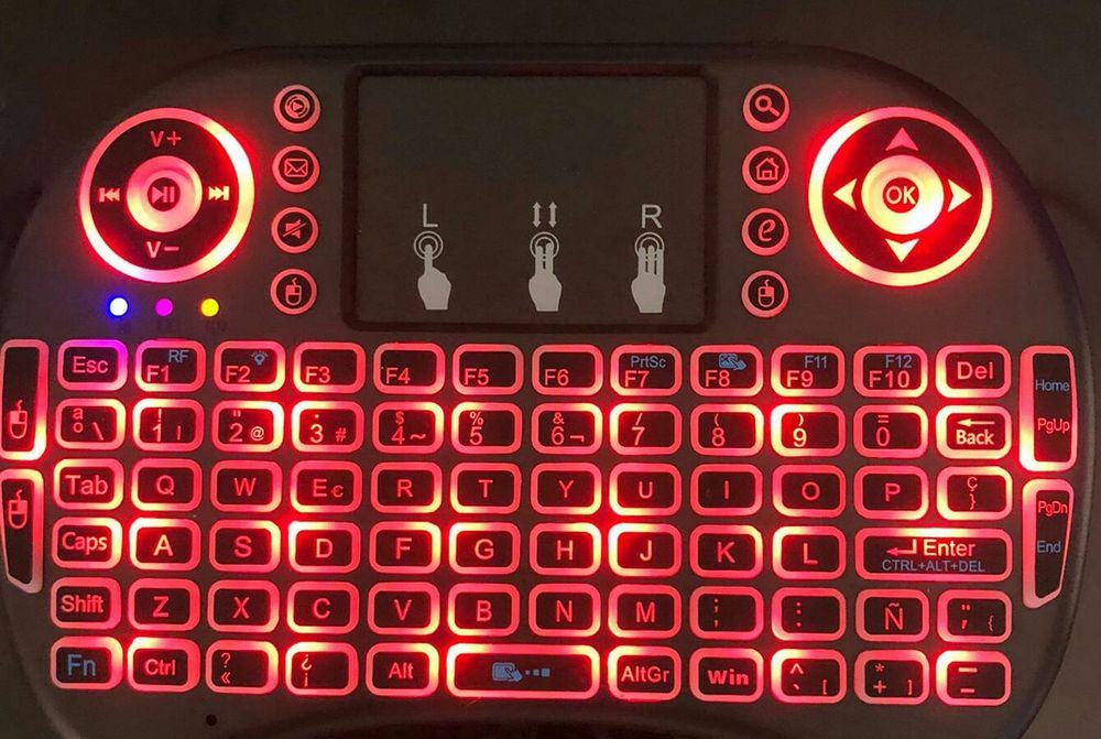 Mini RGB Keyboard for Smart TV, Android Box, Laptops, etc.64286530266881124