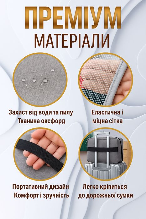 Сумка органайзер для документів із кодовим замком