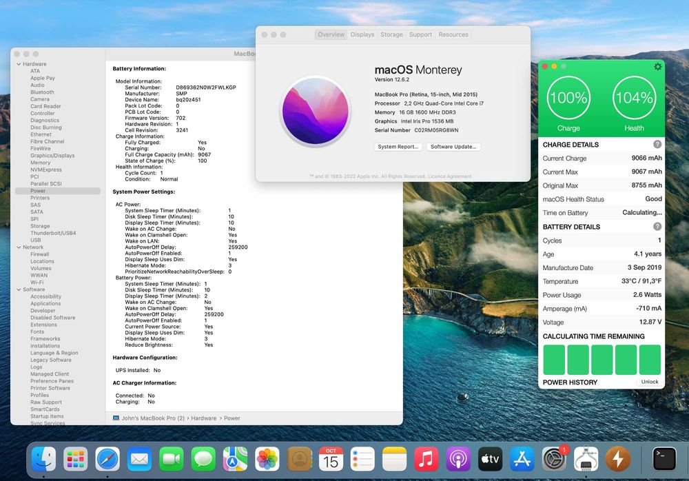 Apple Macbook Pro 2015 15 i7 256 SSD 16 ОЗУ (A1398)