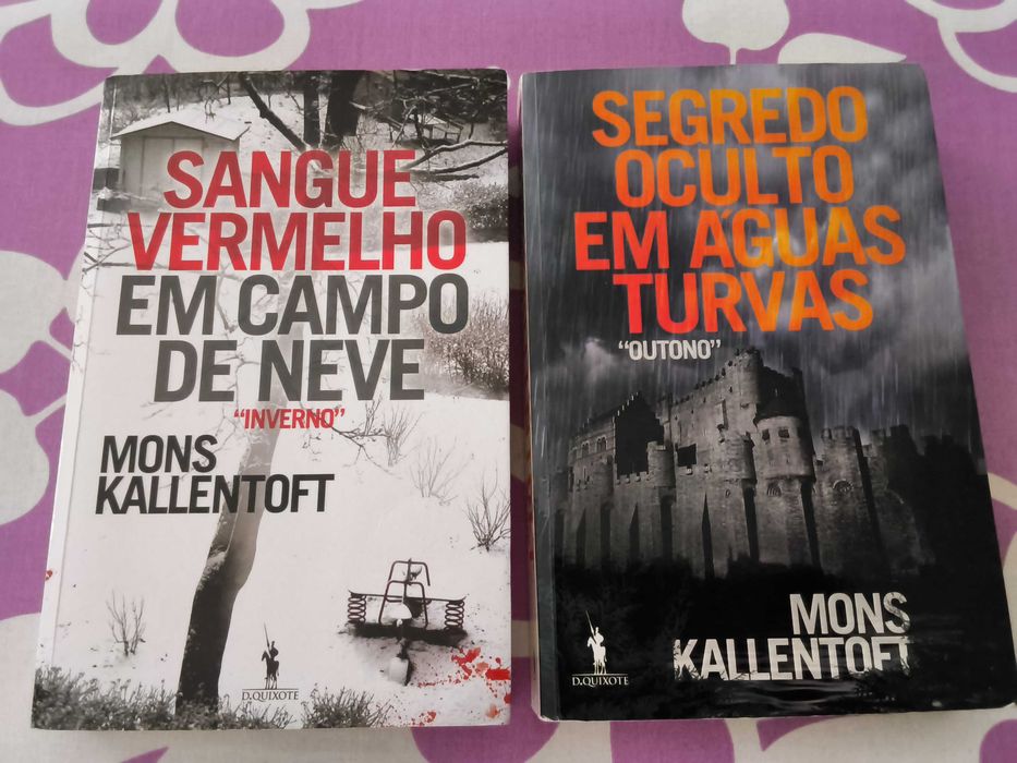 Sangue vermelho em campo de neve # Mons Kallentoft