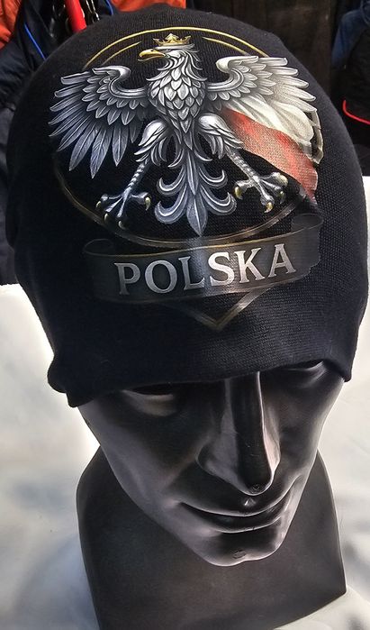 Sprzedam czarną czapkę Polska