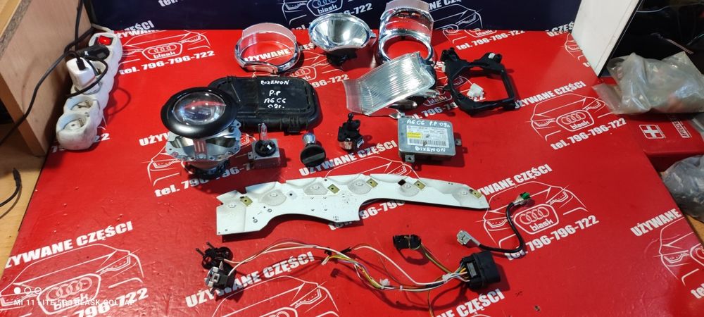 Części Lampy Bixenon Prawy Przód Audi A6 C6 2.0 TDI 2009 Blask Gołdap