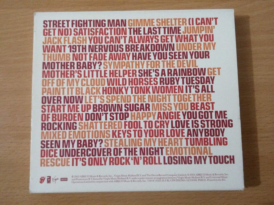 (.   Reservado.   )    ROLLING STONES - Forty Licks 2xCD ( 2002 )