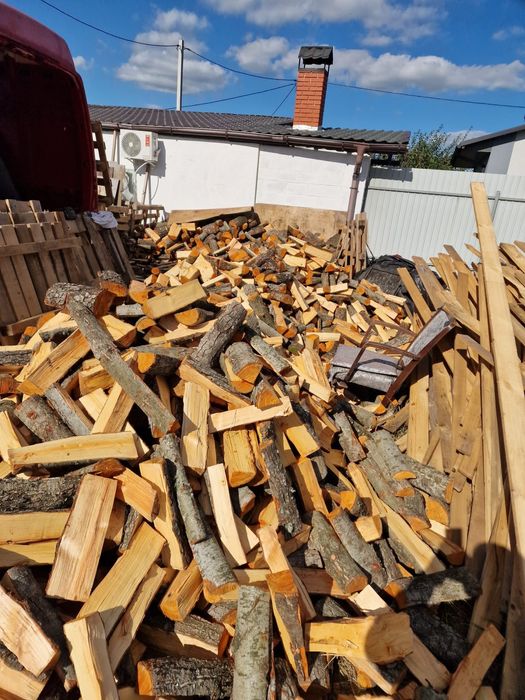 Сухі рубані колоті дрова: дуб, черешня, ольха. Доставка, Вигрузка!