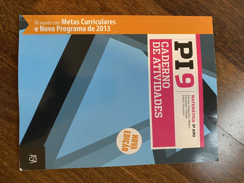 Caderno de Atividades PI9 Matemática 9ano ASA