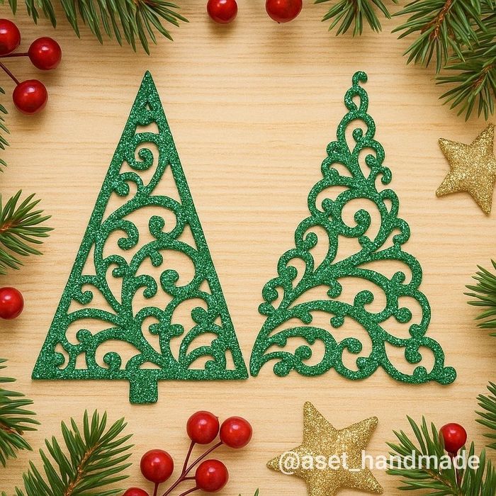 Зимний, новогодний декор, ёлки, снежинки, звезды, Санта, гном, лошадь