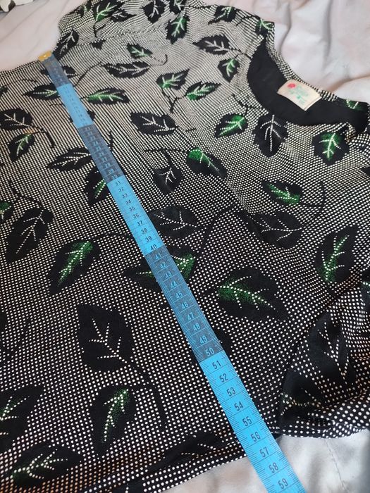 Bluzka w listki Bingo XXL