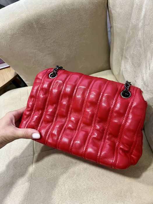 Сумка longchamp brioche червона