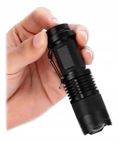 2x LATARKA TAKTYCZNA LED Super Zestaw Z Pokrowcem Etui