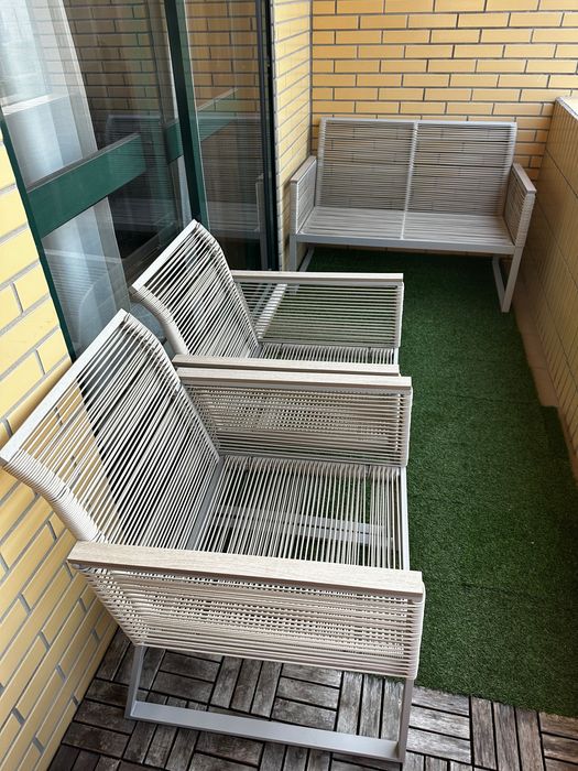 Conjunto jardim exterior