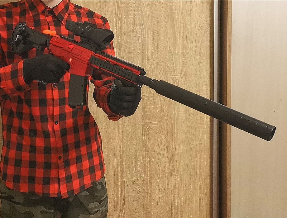 NERF Большая Винтовка PUPG AWP Игрушка Снайперская Косплей Fortnite