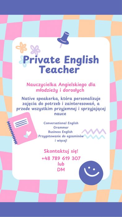 Nauczycielka - Lekcje angielskiego