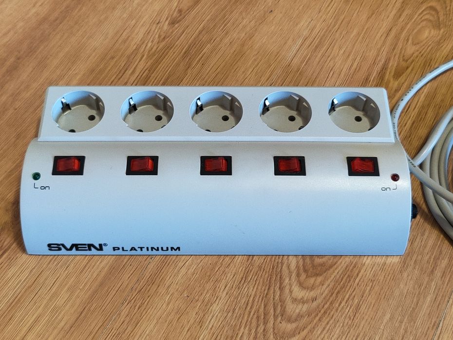 Сетевой фильтр удлинитель Sven Platinum  5 метров