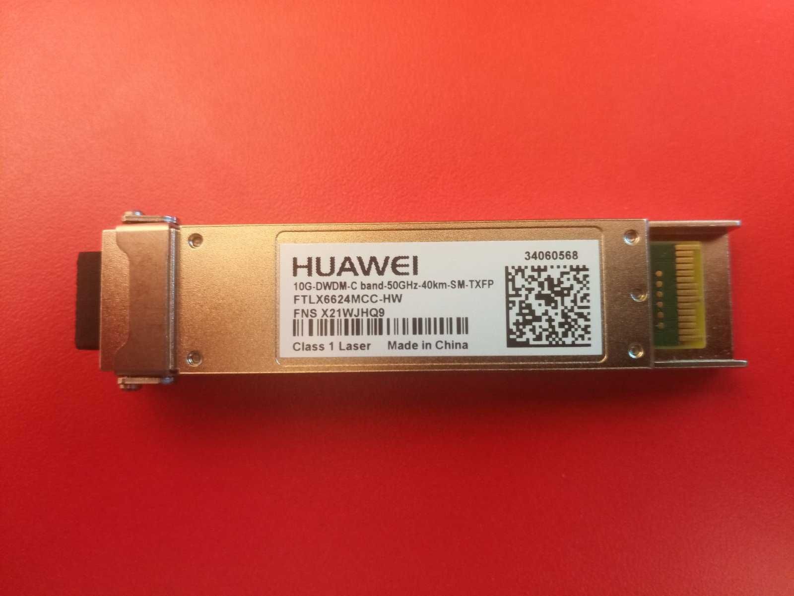 Трансивер HUAWEI 10G-DWDM-C band-50GHz-40km-SM-TXFP та інші: 1 000 грн ...