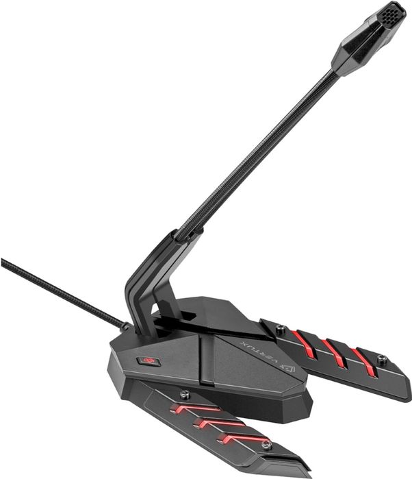 Мікрофон Vertux Streamer-3 LED, USB Black (streamer-3.black)