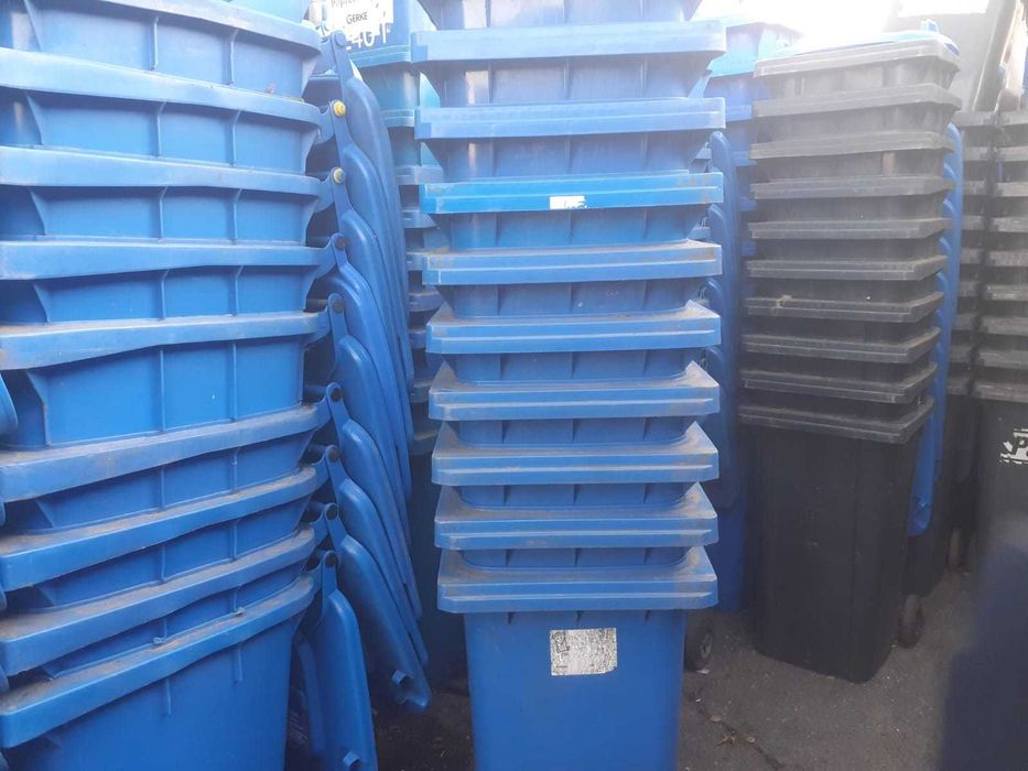 Pojemnik 240l czarny, niebieski, zielony, brązowy, żółty