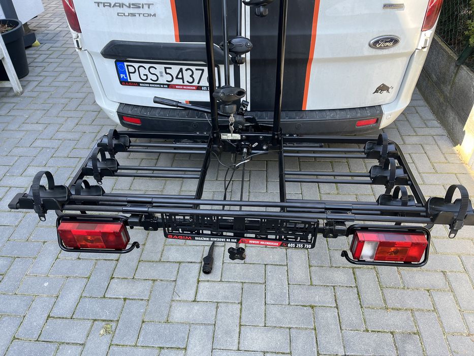 Bagaznik rowerowy na ha na 4 rowery Thule udźwig 60kg