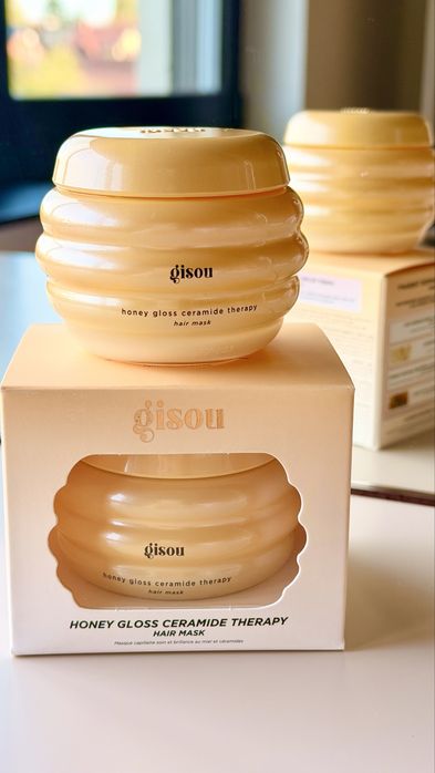 Gisou Honey Gloss Therapy Maska do włosów 75 ml Nowa Miód Ceramidy