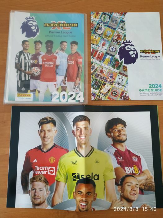Panini Premier League 2024 - Album + 110 kart ( 2 Golden Baller)