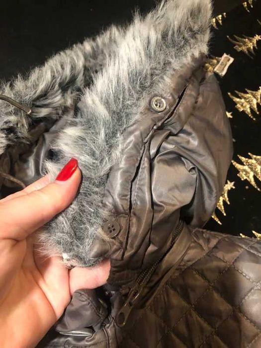 Coccodrillo długa kurtka zimowa Parka pikowany płaszcz Płaszczyk 116