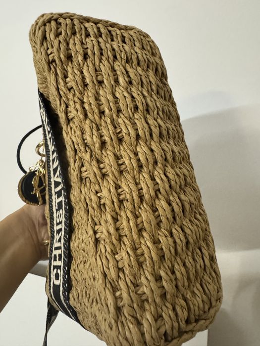 Bolsa rafia Dior