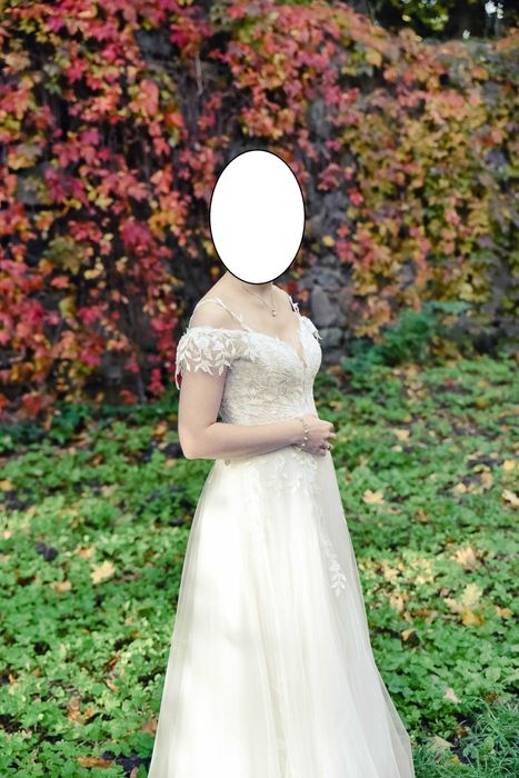 Piękna suknia ślubna rozmiar S/36