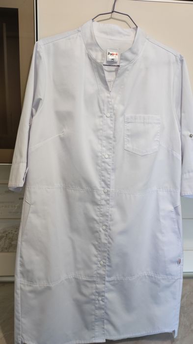 Медичний халат Невада Білий, 3/4