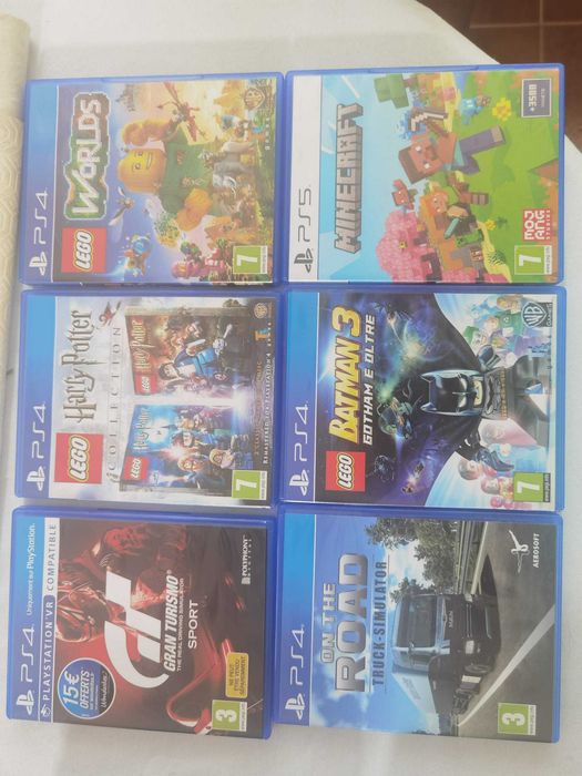 Jogos ps4/ps5  como novos