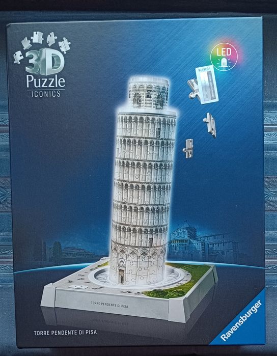 3D пазл-нічник Ravensburger Пізанська вежа з LED підсвіткою