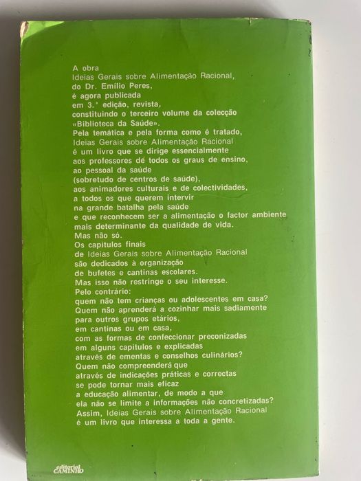 Ideias gerais sobre alimentação racional