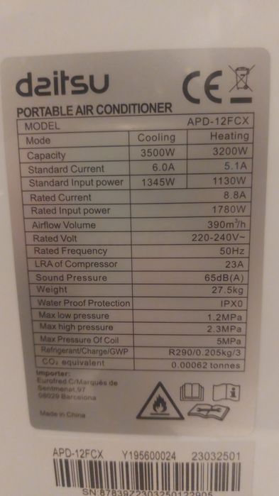 Ar condicionado  aquecedor  e desumudificador