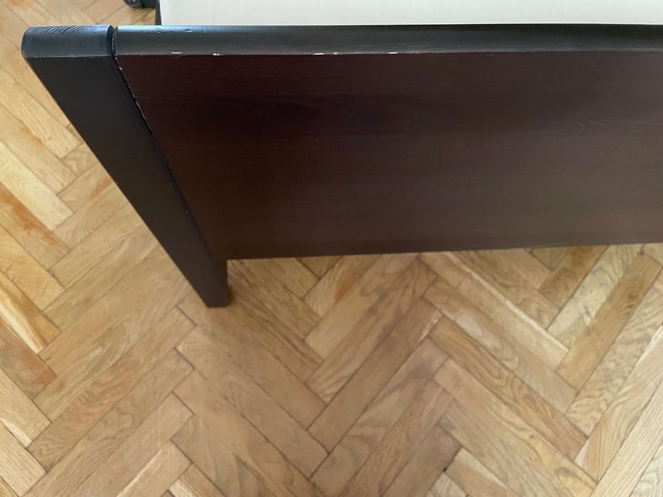 Ikea | Rama łóżka Idanas 160x200 | Brąz