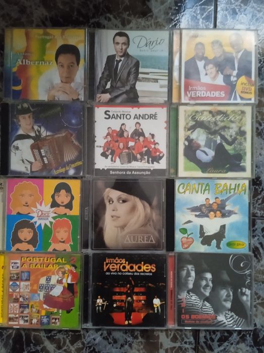 72 CDs originais música popular 3 euros cada