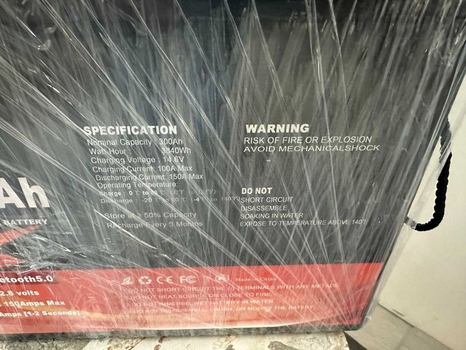 LiFePO4 аккумулятор 12.8V 300Ah - є 6 шт