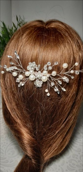 Stroik ozdoba do włosów fascynator wesele przyjęcie impreza fryzury