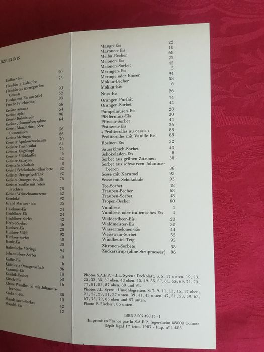 Eiscremes, Sorbets e eisdesserts de Jeanne Hertzog, usado