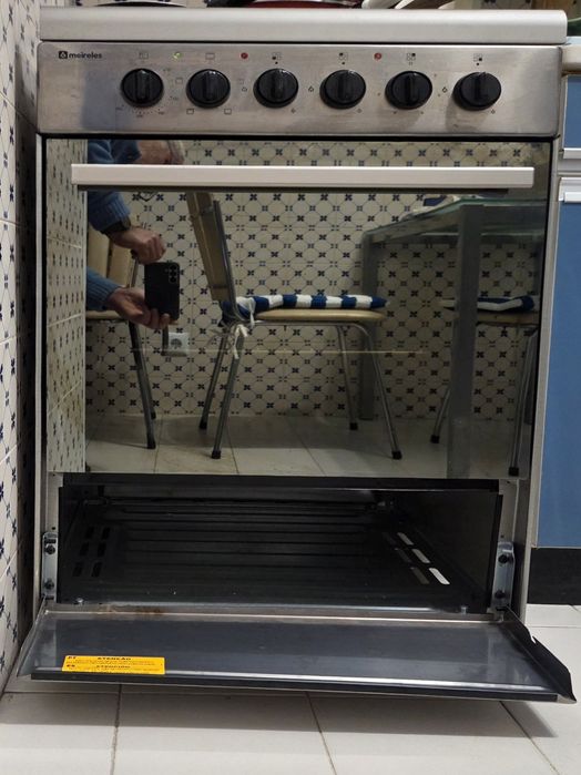 Fogão Meireles inox  Misto apto para todas panelas