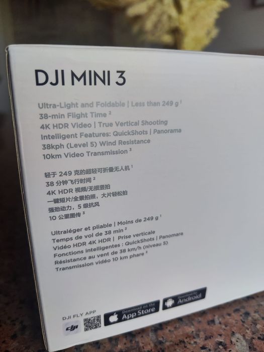 DJI Mini 3 – Kit Completo, Impecável, Comprado em Abril e Sem Acidentes