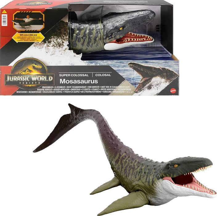 Огромный Динозавр Мозазавр 100 см Rebirth Super Colossal Mosasaurus