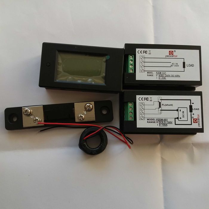 Ваттметр PZEM 021 051 015 KWS ac301 частота реле напряжения: 340 грн ...