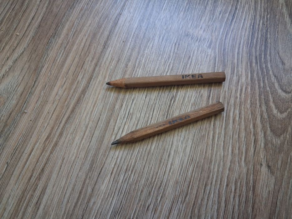 Dwa ołówki ikea kolekcjonerskie