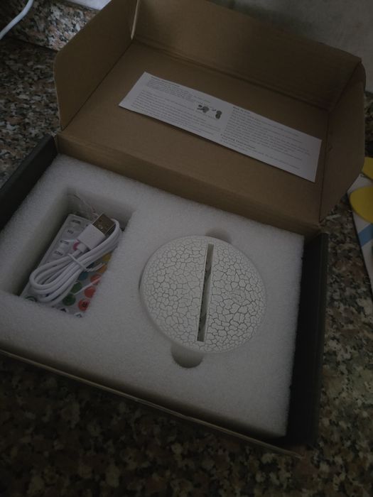 Lampada Led com formato balão
