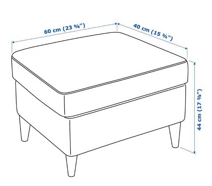 Poltrona e repousa-pés - IKEA STRANDMON